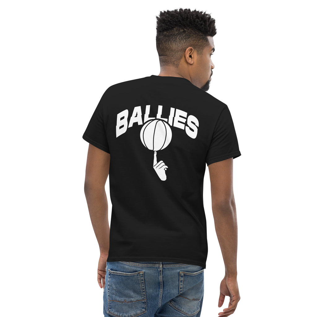 Ballies Emblem Back Print - Black T-shirt
