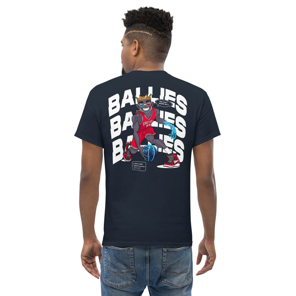 Dribbling Ballie Back Print - Navy T-shirt