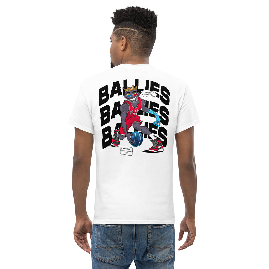 Dribbling Ballie Back Print - White T-shirt