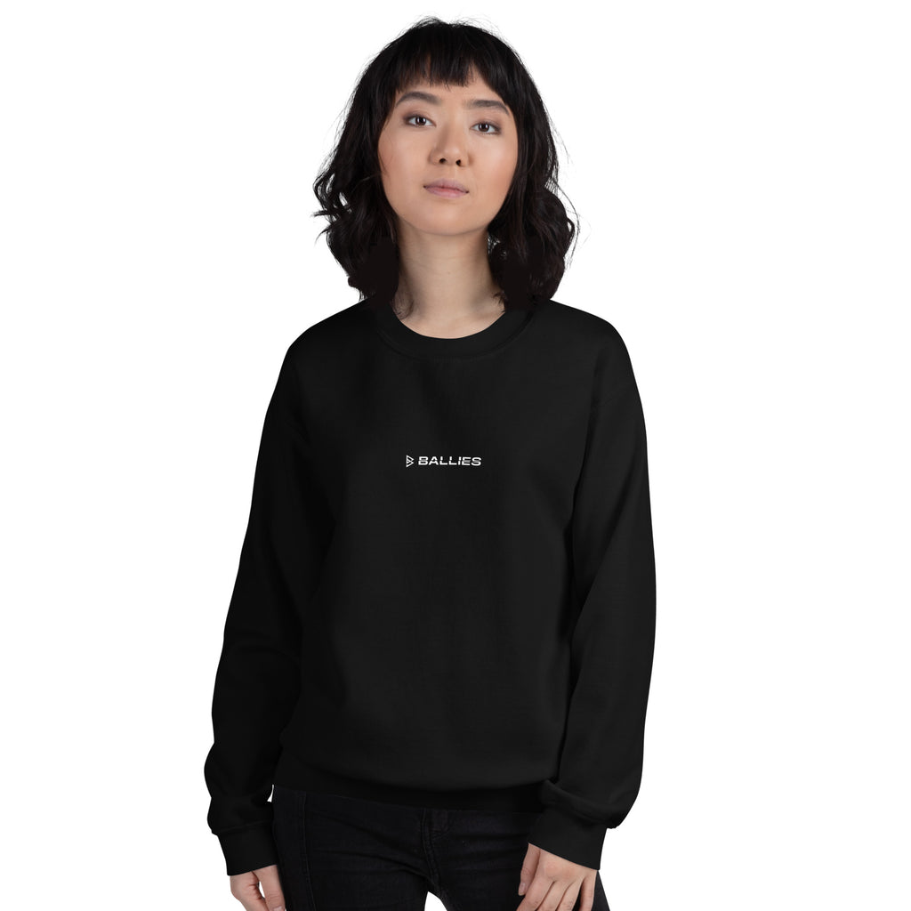 Dribbling Ballie Back Print - Black Sweatshirt