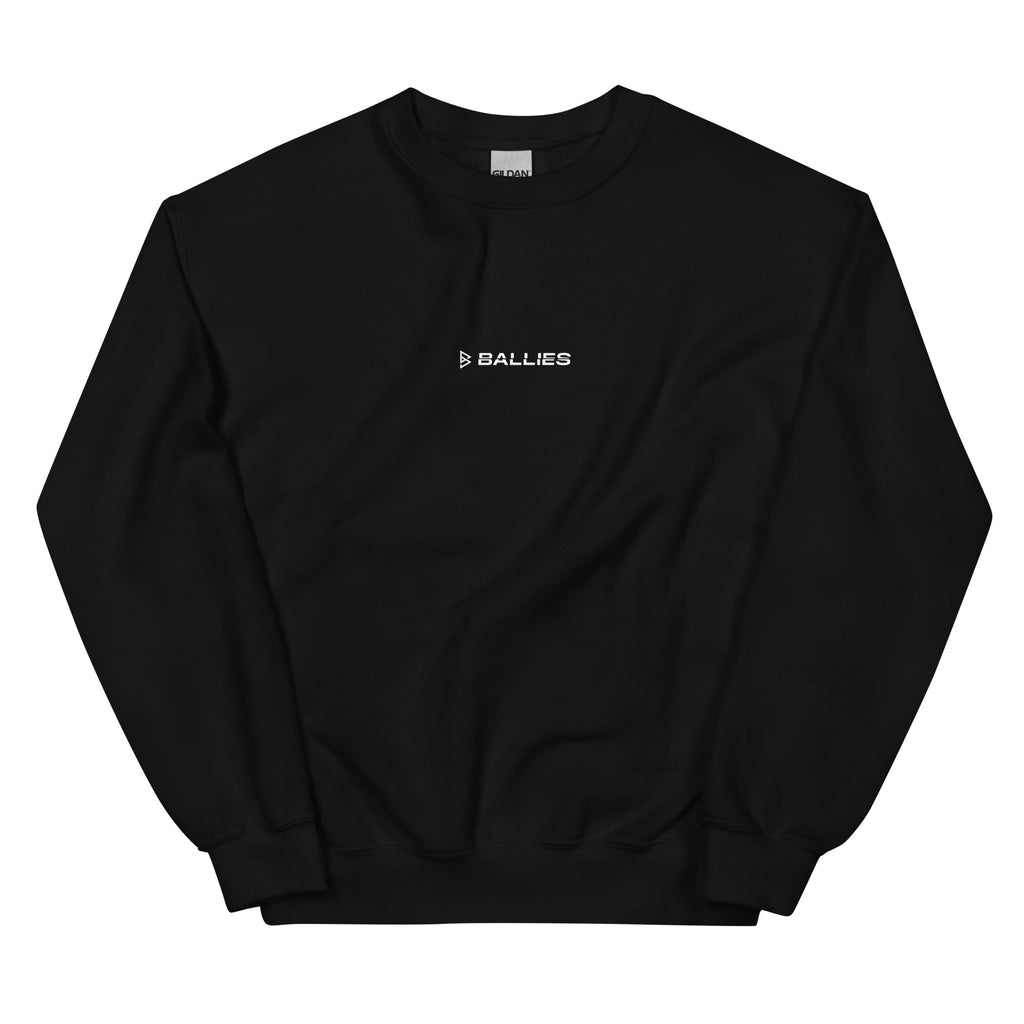 Dribbling Ballie Back Print - Black Sweatshirt