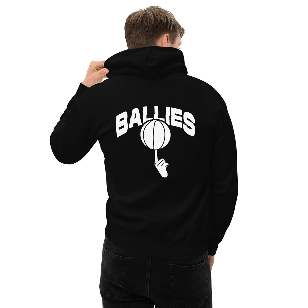 Ballies Emblem Back Print - Black Hoodie