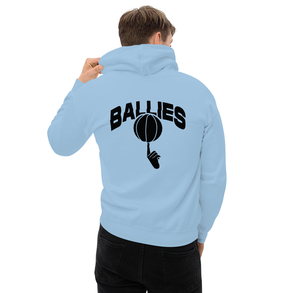 Ballies Emblem Back Print - Sky Blue Hoodie